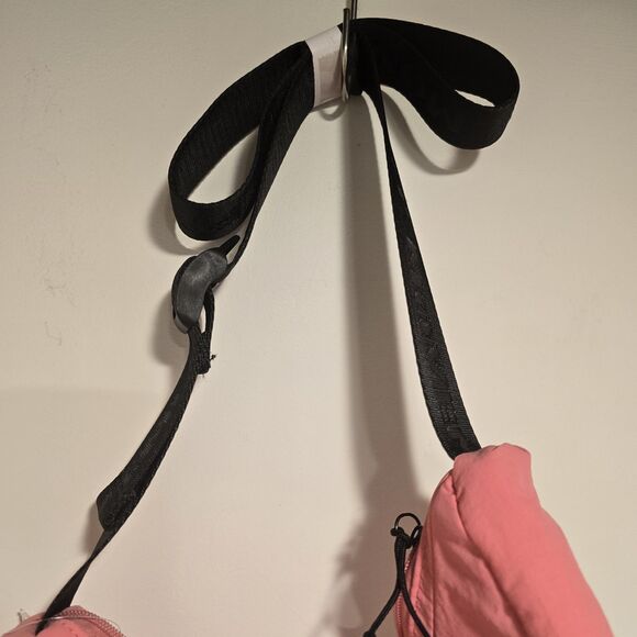 FP Movement by Free People Pink Nothin But Net Sling Belt Bag Crossbody Purse - Picture 8 of 10